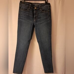 American Eagle Outfitters Dark Blue Skinny Jeans